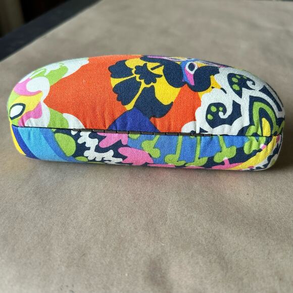 Vera Bradley Paisley Sunglass Case Bold Colorful Classic Fabric - Picture 4 of 8